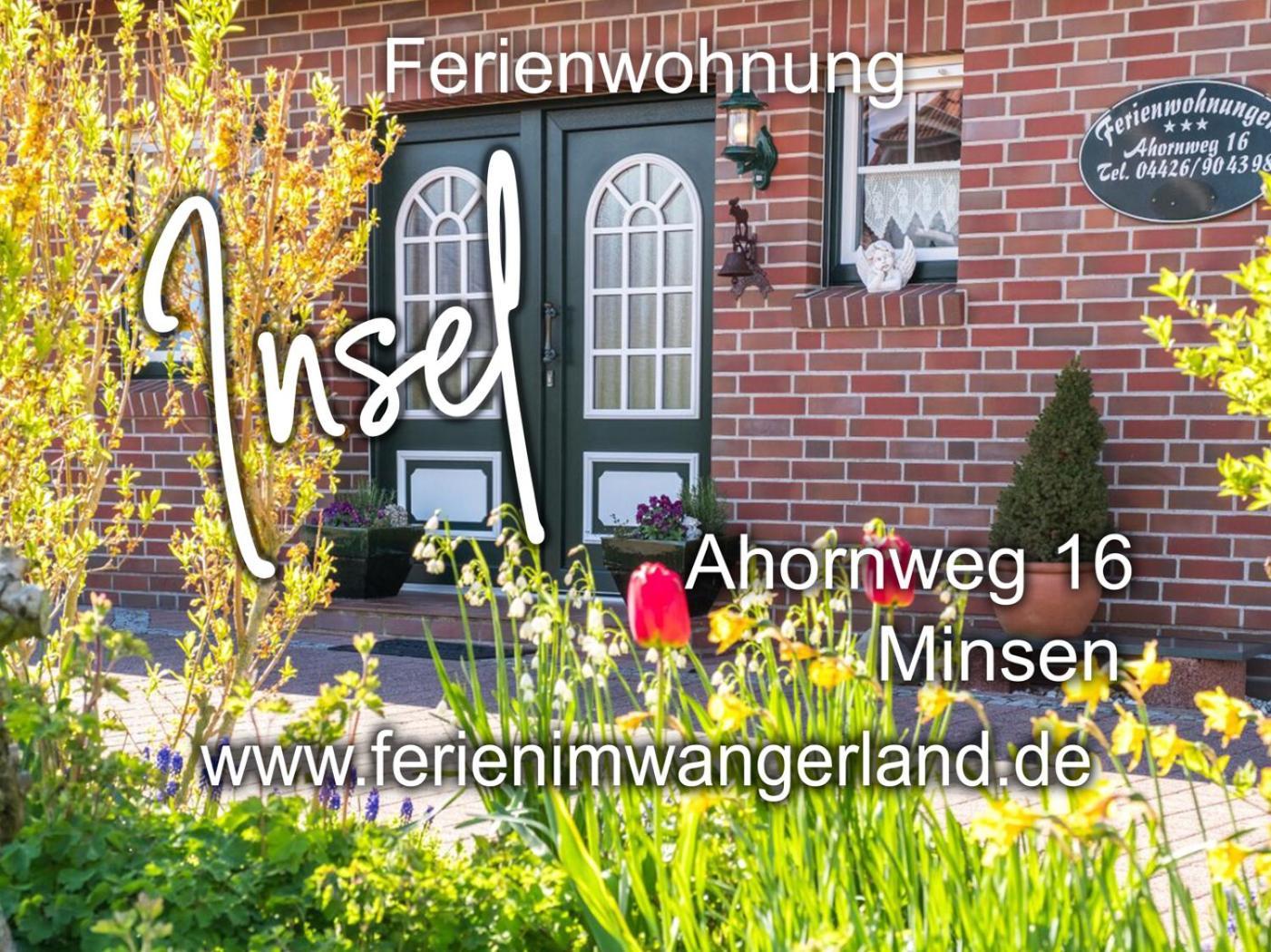 Ferien Im Wangerland Ferienwohnung Insel Minsen Schillig Hund Pool Sauna Экстерьер фото